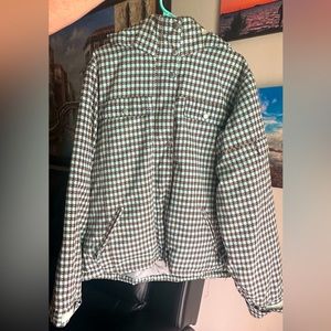 Liquid Boardwear 2500 GreenBrown Checkered Large